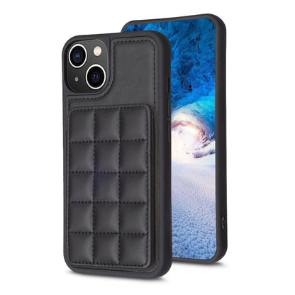 Grid Card Slot Holder Phone Case, For iPhone 14 Pro Max, For iPhone 15, For iPhone SE 2022 / SE 2020 / 8 / 7, For iPhone 13 Pro Max, For iPhone 13 Pro, For iPhone 12 / 12 Pro