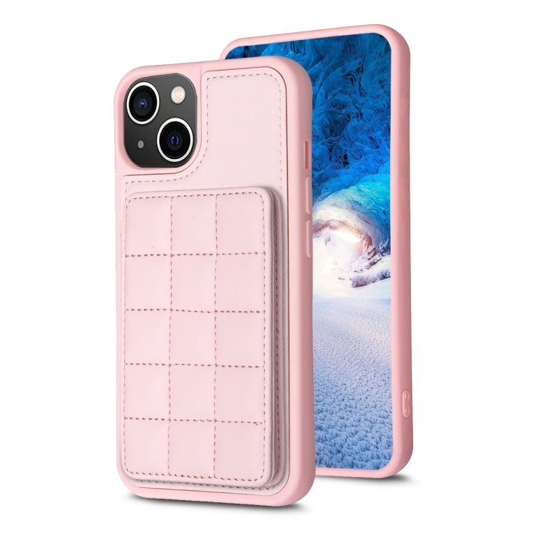 Grid Card Slot Holder Phone Case, For iPhone 14 Pro Max, For iPhone 15, For iPhone SE 2022 / SE 2020 / 8 / 7, For iPhone 13 Pro Max, For iPhone 13 Pro, For iPhone 12 / 12 Pro
