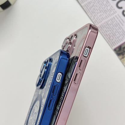 Electroplated Circuit Board Pattern MagSafe Phone Case, For iPhone 13, For iPhone 12, For iPhone 12 Pro Max, For iPhone 12 Pro, For iPhone 11 Pro Max, For iPhone 11