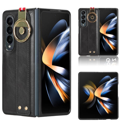 Wristband Leather Back Phone Case, For Samsung Galaxy Z Fold4, For Samsung Galaxy A05s 4G, For Samsung Galaxy S24 Ultra 5G, For Samsung Galaxy M34 5G, For Samsung Galaxy S23 FE 5G, For Samsung Galaxy S24+ 5G, For Samsung Galaxy Z Flip4                 ...