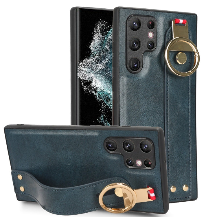 Wristband Leather Back Phone Case, For Samsung Galaxy A05s 4G, For Samsung Galaxy S24 Ultra 5G, For Samsung Galaxy M34 5G, For Samsung Galaxy Z Fold4, For Samsung Galaxy S24+ 5G, For Samsung Galaxy Z Flip4, For Samsung Galaxy S23 FE 5G                 ...