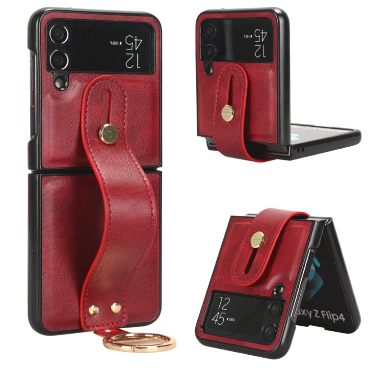 Wristband Leather Back Phone Case, For Samsung Galaxy A05s 4G, For Samsung Galaxy S24 Ultra 5G, For Samsung Galaxy M34 5G, For Samsung Galaxy Z Fold4, For Samsung Galaxy S24+ 5G, For Samsung Galaxy Z Flip4, For Samsung Galaxy S23 FE 5G                 ...