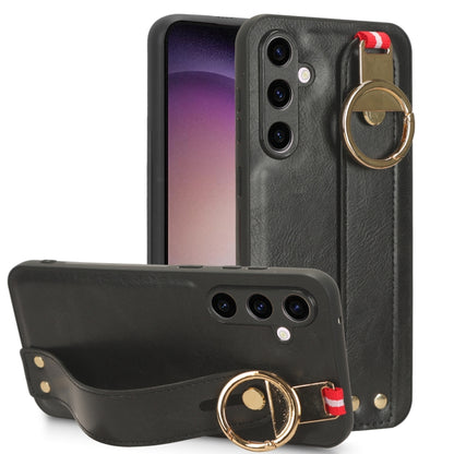Wristband Leather Back Phone Case, For Samsung Galaxy Z Fold4, For Samsung Galaxy A05s 4G, For Samsung Galaxy S24 Ultra 5G, For Samsung Galaxy M34 5G, For Samsung Galaxy S23 FE 5G, For Samsung Galaxy S24+ 5G, For Samsung Galaxy Z Flip4                 ...