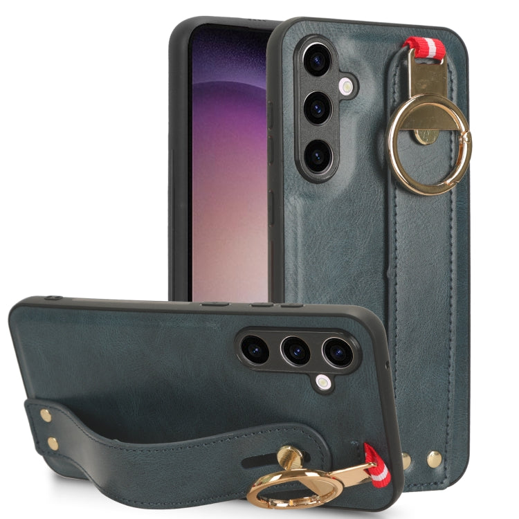 Wristband Leather Back Phone Case, For Samsung Galaxy A05s 4G, For Samsung Galaxy S24 Ultra 5G, For Samsung Galaxy M34 5G, For Samsung Galaxy Z Fold4, For Samsung Galaxy S24+ 5G, For Samsung Galaxy Z Flip4, For Samsung Galaxy S23 FE 5G                 ...