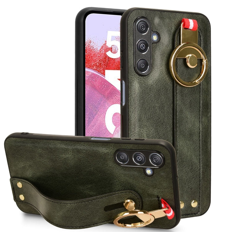 Wristband Leather Back Phone Case, For Samsung Galaxy Z Fold4, For Samsung Galaxy A05s 4G, For Samsung Galaxy S24 Ultra 5G, For Samsung Galaxy M34 5G, For Samsung Galaxy S23 FE 5G, For Samsung Galaxy S24+ 5G, For Samsung Galaxy Z Flip4                 ...