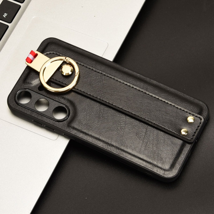 Wristband Leather Back Phone Case, For Samsung Galaxy S24 5G, For Samsung Galaxy Z Flip3 5G, For Samsung Galaxy Z Fold3 5G, For Samsung Galaxy Z Fold2 5G, For Samsung Galaxy Fold 5G /W20