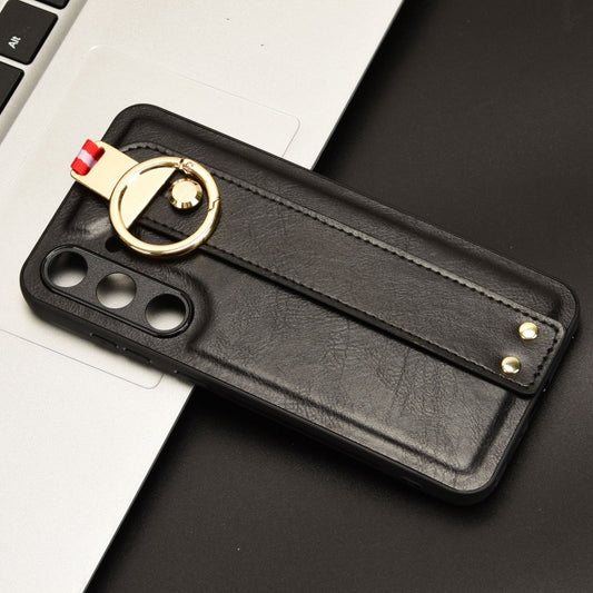 Wristband Leather Back Phone Case, For Samsung Galaxy S24 5G, For Samsung Galaxy Z Flip3 5G, For Samsung Galaxy Z Fold3 5G, For Samsung Galaxy Z Fold2 5G, For Samsung Galaxy Fold 5G /W20