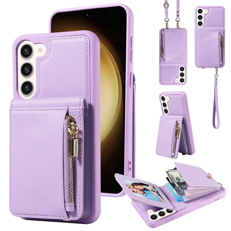 Crossbody Lanyard Zipper Wallet Leather Phone Case, For Samsung Galaxy S24 Ultra 5G, For Samsung Galaxy S23 FE 5G, For Samsung Galaxy S23 Ultra 5G, For Samsung Galaxy S23+ 5G, For Samsung Galaxy A13 4G / 5G, For Samsung Galaxy S22 Ultra 5G             ...