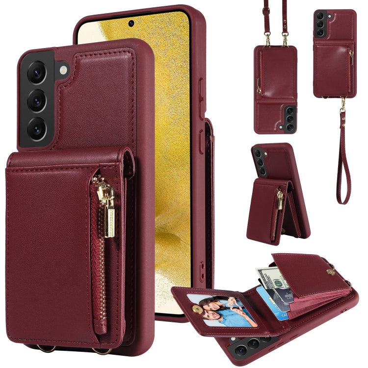 Crossbody Lanyard Zipper Wallet Leather Phone Case, For Samsung Galaxy S24 Ultra 5G, For Samsung Galaxy S23 FE 5G, For Samsung Galaxy S23 Ultra 5G, For Samsung Galaxy S23+ 5G, For Samsung Galaxy A13 4G / 5G, For Samsung Galaxy S22 Ultra 5G             ...