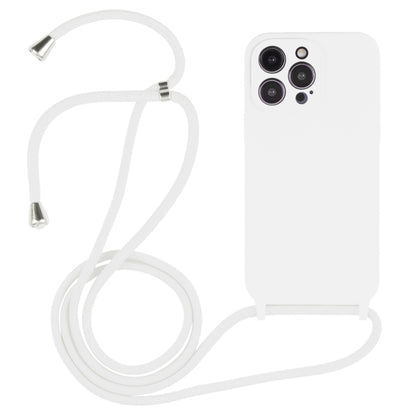 Crossbody Lanyard Liquid Silicone Case, For iPhone 16, For iPhone 15 Pro Max, For iPhone 15 Pro