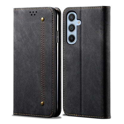 Denim Texture Casual Style Horizontal Flip Leather Case, For Samsung Galaxy M55 5G, For Samsung Galaxy M15 / F15 5G, For Samsung Galaxy A35 5G, For Samsung Galaxy A05, For Samsung Galaxy A05s, For Samsung Galaxy F34 5G, For Samsung Galaxy M34 5G       ...