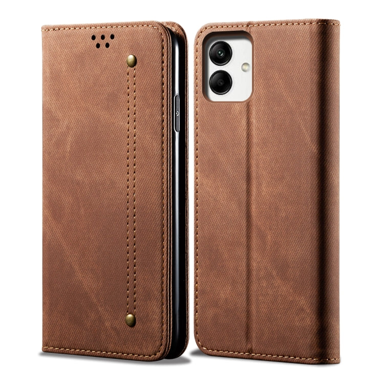 Denim Texture Casual Style Horizontal Flip Leather Case, For Samsung Galaxy M55 5G, For Samsung Galaxy M15 / F15 5G, For Samsung Galaxy A35 5G, For Samsung Galaxy A05, For Samsung Galaxy A05s, For Samsung Galaxy F34 5G, For Samsung Galaxy M34 5G       ...