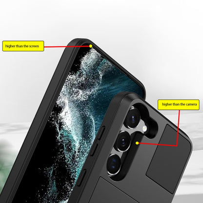 Multifunction Armor Slide Card Slot Phone Case, For Samsung Galaxy S23 Ultra 5G, For Samsung Galaxy S23 5G, For Samsung Galaxy S20 FE, For Samsung Galaxy S22 Ultra 5G, For Samsung Galaxy S22+ 5G, For Samsung Galaxy S22 5G, For Samsung Galaxy S21 5G    ...