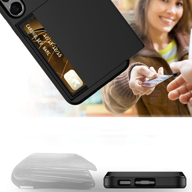 Multifunction Armor Slide Card Slot Phone Case, For Samsung Galaxy S23 Ultra 5G, For Samsung Galaxy S23 5G, For Samsung Galaxy S20 FE, For Samsung Galaxy S22 Ultra 5G, For Samsung Galaxy S22+ 5G, For Samsung Galaxy S22 5G, For Samsung Galaxy S21 5G    ...