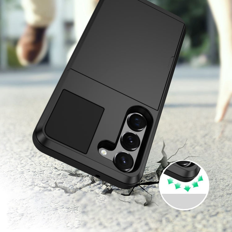 Multifunction Armor Slide Card Slot Phone Case, For Samsung Galaxy S23 Ultra 5G, For Samsung Galaxy S23 5G, For Samsung Galaxy S20 FE, For Samsung Galaxy S22 Ultra 5G, For Samsung Galaxy S22+ 5G, For Samsung Galaxy S22 5G, For Samsung Galaxy S21 5G    ...