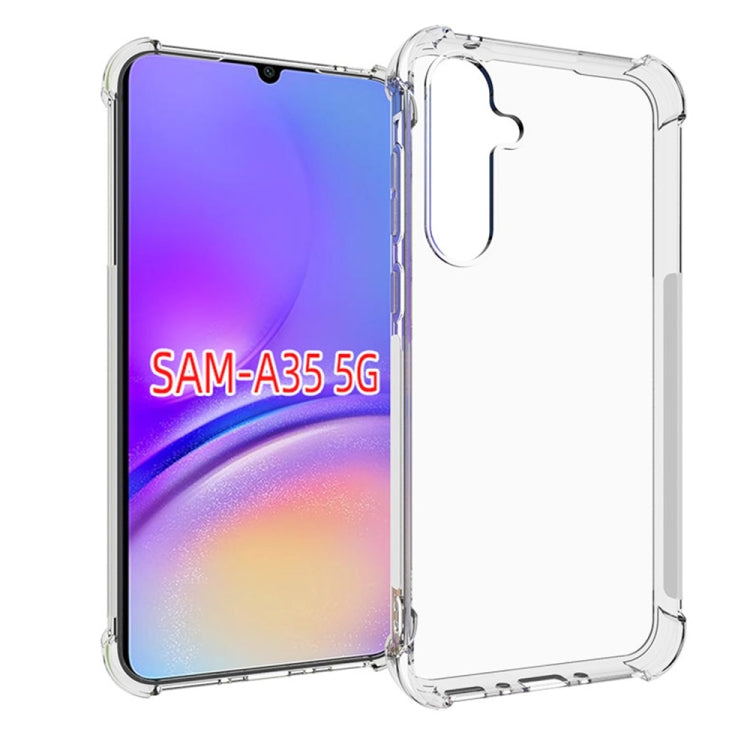Shockproof Non-slip Thickening TPU Phone Case, For Samsung Galaxy S24 FE 5G, For Samsung Galaxy XCover7 Pro, For Samsung Galaxy M55 5G, For Samsung Galaxy M15 / F15 5G, For Samsung Galaxy Xcover 7, For Samsung Galaxy A55 5G, For Samsung Galaxy A35 5G  ...