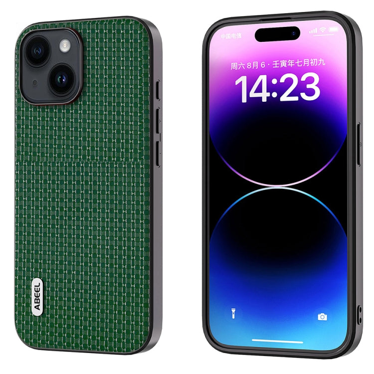 ABEEL Genuine Leather Luxury Black Edge Phone Case, For iPhone 15 Pro Max, For iPhone 15 Pro, For iPhone 15 Plus, For iPhone 15, For iPhone 14 Plus, For iPhone 14, For iPhone 14 Pro, For iPhone 14 Pro Max