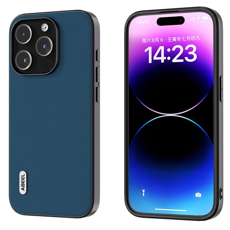 ABEEL Genuine Leather Silky Soft Black Edge Phone Case, For iPhone 15 Pro Max, For iPhone 15 Pro, For iPhone 15 Plus, For iPhone 15, For iPhone 14 Plus, For iPhone 14, For iPhone 14 Pro, For iPhone 14 Pro Max