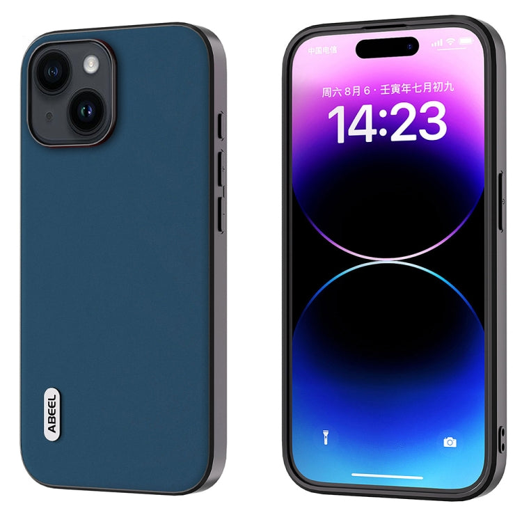 ABEEL Genuine Leather Silky Soft Black Edge Phone Case, For iPhone 15 Pro Max, For iPhone 15 Pro, For iPhone 15 Plus, For iPhone 15, For iPhone 14 Plus, For iPhone 14, For iPhone 14 Pro, For iPhone 14 Pro Max
