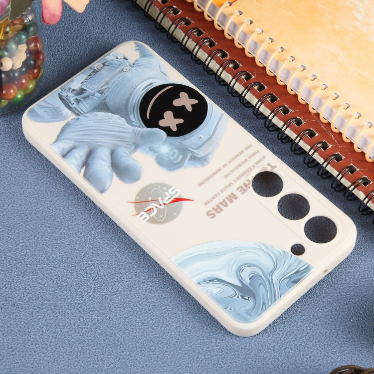 Martian Astronaut Pattern Shockproof Phone Case, For Samsung Galaxy A23 5G / 4G, For Samsung Galaxy A12 / M12 / F12, For Samsung Galaxy M23 5G / F23 5G, For Samsung Galaxy A53 5G, For Samsung Galaxy A73 5G, For Samsung Galaxy A33 5G                    ...