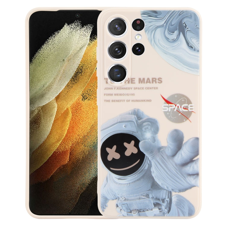 Martian Astronaut Pattern Shockproof Phone Case, For Samsung Galaxy A23 5G / 4G, For Samsung Galaxy A12 / M12 / F12, For Samsung Galaxy M23 5G / F23 5G, For Samsung Galaxy A53 5G, For Samsung Galaxy A73 5G, For Samsung Galaxy A33 5G                    ...