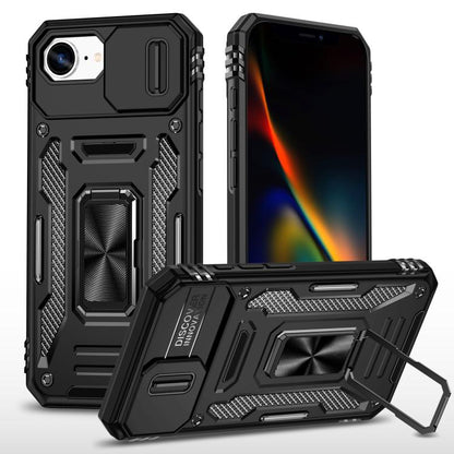 Armor PC + TPU Camera Shield Phone Case, For iPhone 18 Pro / 17 Pro, For iPhone 18 Pro Max / 17 Pro Max, For iPhone 17e / 16e, For iPhone 17, For iPhone Air, For iPhone 16 Pro Max