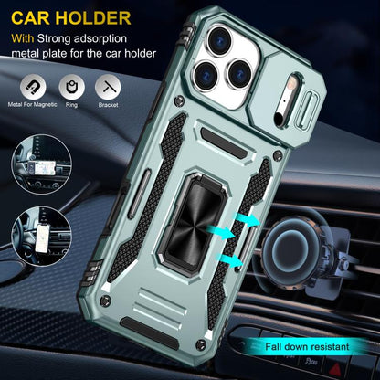 Armor PC + TPU Camera Shield Phone Case, For iPhone 18 Pro / 17 Pro, For iPhone 18 Pro Max / 17 Pro Max, For iPhone 17e / 16e, For iPhone 17, For iPhone Air, For iPhone 16 Pro Max