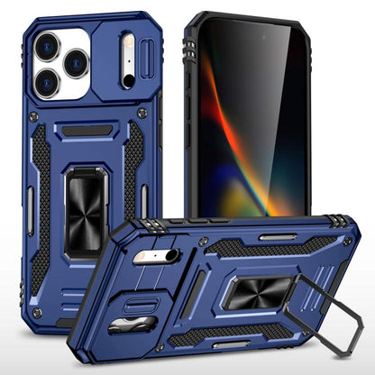 Armor PC + TPU Camera Shield Phone Case, For iPhone 18 Pro / 17 Pro, For iPhone 18 Pro Max / 17 Pro Max, For iPhone 17e / 16e, For iPhone 17, For iPhone Air, For iPhone 16 Pro Max