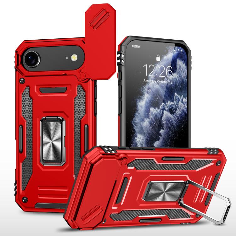 Armor PC + TPU Camera Shield Phone Case, For iPhone 17e / 16e, For iPhone 17 Pro Max, For iPhone 17 Pro, For iPhone 17, For iPhone Air, For iPhone 16 Pro Max
