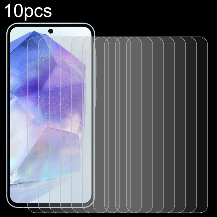 10pcs 0.26mm 9H 2.5D Tempered Glass Film, For Samsung Galaxy M06 5G, For Samsung Galaxy F06 5G, For Samsung Galaxy A06 5G, For Samsung Galaxy A35 / M35 / A36, For Samsung Galaxy A05s / M14 4G, For Samsung Galaxy F14 4G, For Samsung Galaxy S24 FE 5G    ...