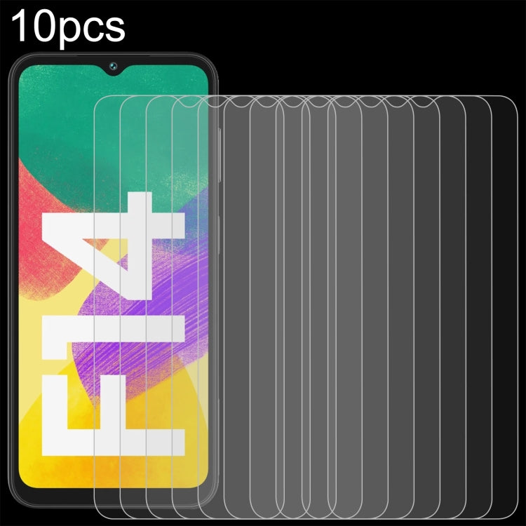 10pcs 0.26mm 9H 2.5D Tempered Glass Film, For Samsung Galaxy M06 5G, For Samsung Galaxy F06 5G, For Samsung Galaxy A06 5G, For Samsung Galaxy A35 / M35 / A36, For Samsung Galaxy A05s / M14 4G, For Samsung Galaxy F14 4G, For Samsung Galaxy S24 FE 5G    ...