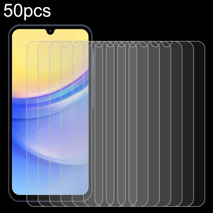 50pcs 0.26mm 9H 2.5D Tempered Glass Film, For Samsung Galaxy M06 5G, For Samsung Galaxy F06 5G, For Samsung Galaxy A06 5G, For Samsung Galaxy A35 / M35 / A36, For Samsung Galaxy A05s / M14 4G, For Samsung Galaxy F14 4G, For Samsung Galaxy S24 FE 5G    ...