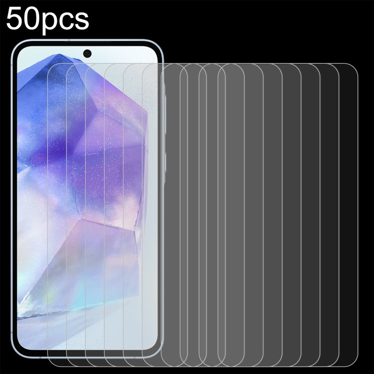 50pcs 0.26mm 9H 2.5D Tempered Glass Film, For Samsung Galaxy M06 5G, For Samsung Galaxy F06 5G, For Samsung Galaxy A06 5G, For Samsung Galaxy A35 / M35 / A36, For Samsung Galaxy A05s / M14 4G, For Samsung Galaxy F14 4G, For Samsung Galaxy S24 FE 5G    ...