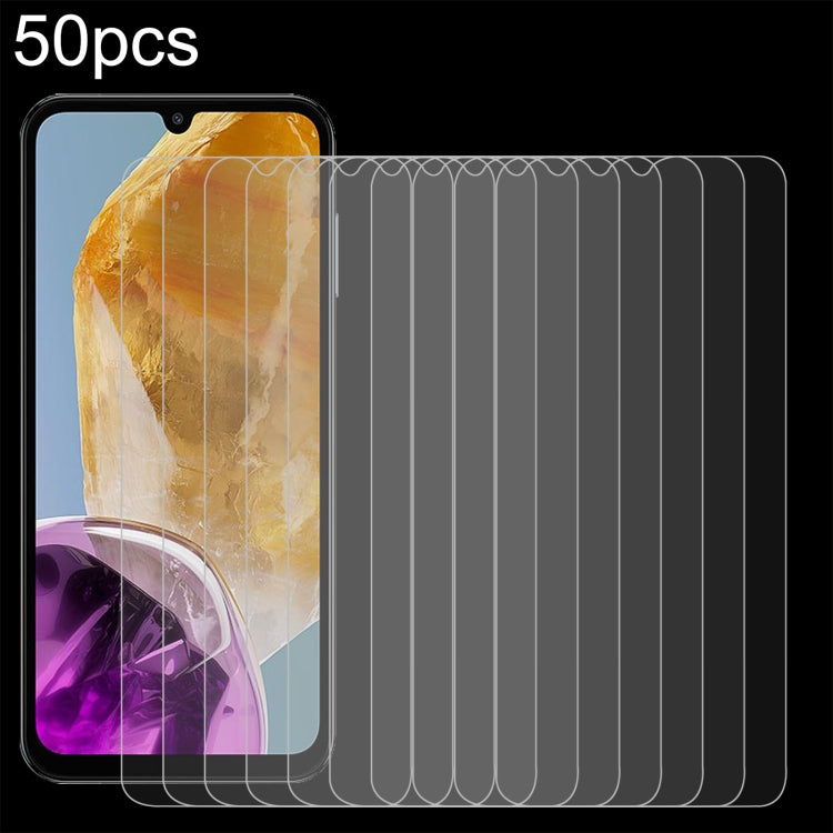 50pcs 0.26mm 9H 2.5D Tempered Glass Film, For Samsung Galaxy M06 5G, For Samsung Galaxy F06 5G, For Samsung Galaxy A06 5G, For Samsung Galaxy A35 / M35 / A36, For Samsung Galaxy A05s / M14 4G, For Samsung Galaxy F14 4G, For Samsung Galaxy S24 FE 5G    ...