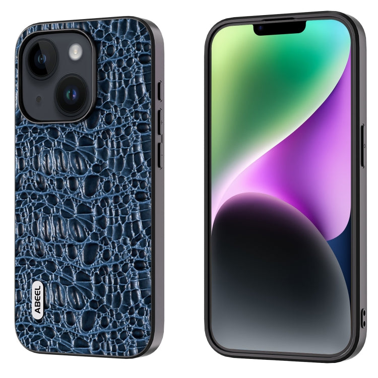 ABEEL Genuine Leather Canopy Black Edge Phone Case, For iPhone 15 Pro Max, For iPhone 15 Pro, For iPhone 15 Plus, For iPhone 15