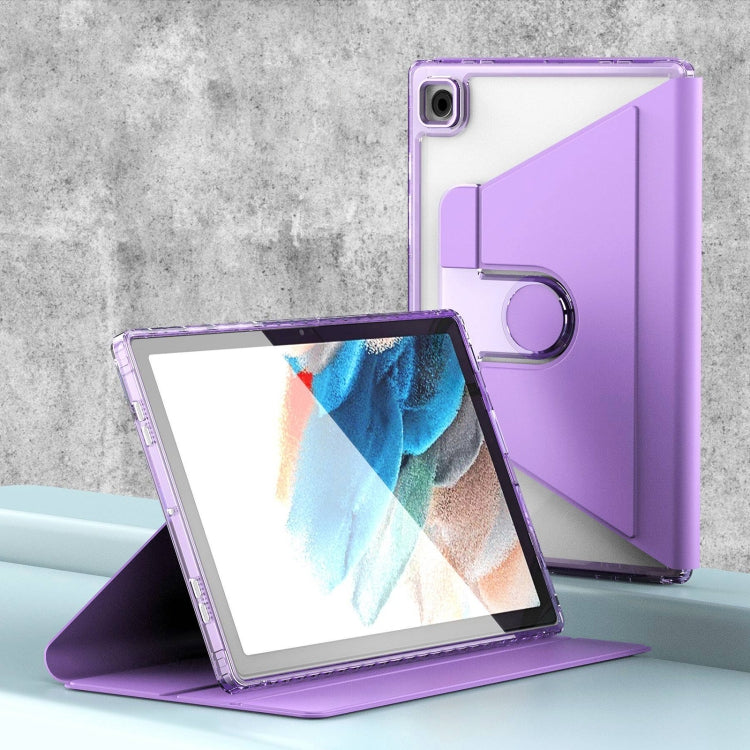 Clear 360 Rotation Stand Smart Leather Tablet Case, For Samsung Galaxy Tab A7 Lite T220, For Samsung Galaxy Tab A8