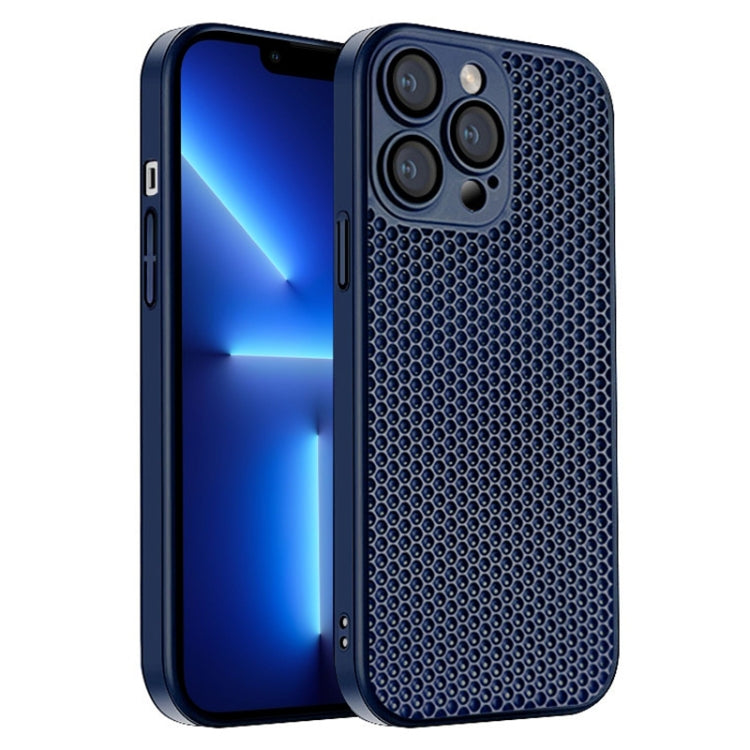 Honeycomb Radiating PC Phone Case, For iPhone 14 Plus, For iPhone 14, For iPhone 14 Pro, For iPhone 14 Pro Max, For iPhone 13 Pro Max, For iPhone 13 Pro