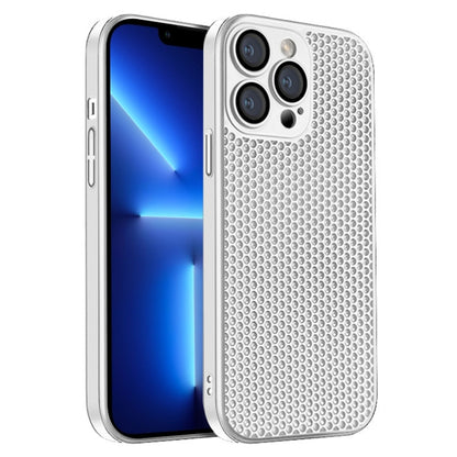 Honeycomb Radiating PC Phone Case, For iPhone 14 Plus, For iPhone 14, For iPhone 14 Pro, For iPhone 14 Pro Max, For iPhone 13 Pro Max, For iPhone 13 Pro