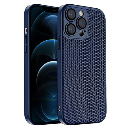 Honeycomb Radiating PC Phone Case, For iPhone 13, For iPhone 12, For iPhone 12 Pro Max, For iPhone 12 Pro, For iPhone 11 Pro Max, For iPhone 11