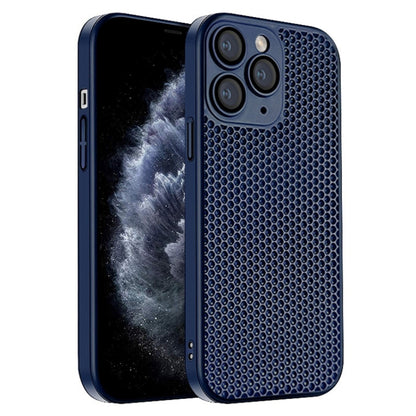 Honeycomb Radiating PC Phone Case, For iPhone 13, For iPhone 12, For iPhone 12 Pro Max, For iPhone 12 Pro, For iPhone 11 Pro Max, For iPhone 11