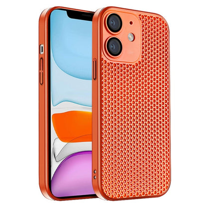 Honeycomb Radiating PC Phone Case, For iPhone 13, For iPhone 12, For iPhone 12 Pro Max, For iPhone 12 Pro, For iPhone 11 Pro Max, For iPhone 11