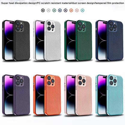 Honeycomb Radiating PC Phone Case, For iPhone 13, For iPhone 12, For iPhone 12 Pro Max, For iPhone 12 Pro, For iPhone 11 Pro Max, For iPhone 11