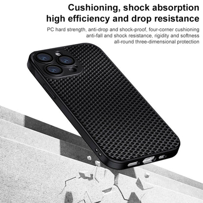 Honeycomb Radiating PC Phone Case, For iPhone 14 Plus, For iPhone 14, For iPhone 14 Pro, For iPhone 14 Pro Max, For iPhone 13 Pro Max, For iPhone 13 Pro