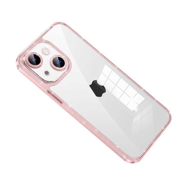 SULADA Glittery TPU + Tempered Glass Phone Case, For iPhone 14 Plus, For iPhone 14, For iPhone 14 Pro, For iPhone 14 Pro Max