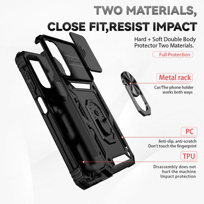 Sliding Camshield Holder Phone Case, For Samsung Galaxy A24, For Samsung Galaxy A34 5G, For Samsung Galaxy A04, For Samsung Galaxy Z Fold4, For Samsung Galaxy Z Flip4, For Samsung Galaxy M33