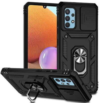 Sliding Camshield Holder Phone Case, For Samsung Galaxy A03, For Samsung Galaxy A03 166mm, For Samsung Galaxy A02s / A03s 164mm, For Samsung Galaxy A02s / A03s 165mm, For Samsung Galaxy A32 4G, For Samsung Galaxy A32 5G