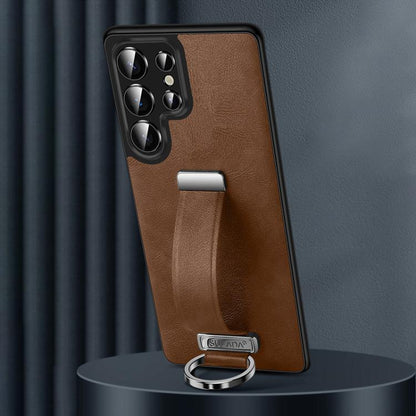 SULADA PC Hybrid Leather Texture Skin Feel Shockproof Phone Case, For Samsung Galaxy S25 5G, For Samsung Galaxy S25+ 5G, For Samsung Galaxy S25 Ultra 5G, For Samsung Galaxy S24 Ultra 5G, For Samsung Galaxy S24+ 5G, For Samsung Galaxy S24 5G            ...