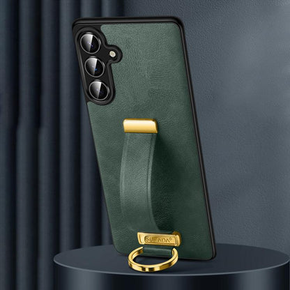 SULADA PC Hybrid Leather Texture Skin Feel Shockproof Phone Case, For Samsung Galaxy S25 5G, For Samsung Galaxy S25+ 5G, For Samsung Galaxy S25 Ultra 5G, For Samsung Galaxy S24 Ultra 5G, For Samsung Galaxy S24+ 5G, For Samsung Galaxy S24 5G            ...