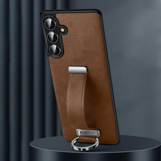 SULADA PC Hybrid Leather Texture Skin Feel Shockproof Phone Case, For Samsung Galaxy S25 5G, For Samsung Galaxy S25+ 5G, For Samsung Galaxy S25 Ultra 5G, For Samsung Galaxy S24 Ultra 5G, For Samsung Galaxy S24+ 5G, For Samsung Galaxy S24 5G