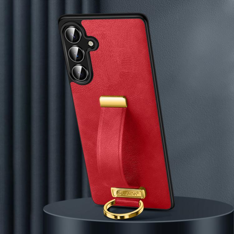 SULADA PC Hybrid Leather Texture Skin Feel Shockproof Phone Case, For Samsung Galaxy S25 5G, For Samsung Galaxy S25+ 5G, For Samsung Galaxy S25 Ultra 5G, For Samsung Galaxy S24 Ultra 5G, For Samsung Galaxy S24+ 5G, For Samsung Galaxy S24 5G            ...